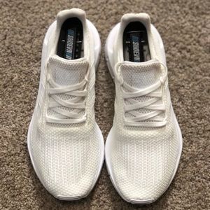 White Adidas Original Swift Run